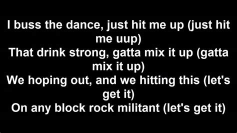 lyrics milly rock|milly rock song lyrics.